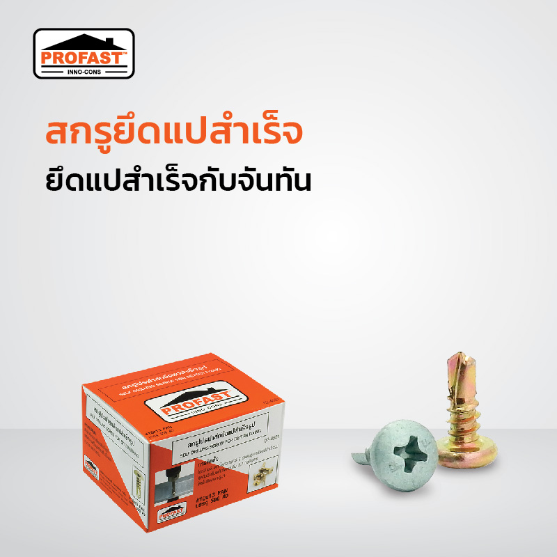 สกรูปลายสว่าน สกรูโปรฟาสท์